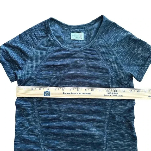 ATHLETA Fastest Track Short Sleeve Shirt Womens Small Activewear Yoga Stretch - Picture 4 of 6